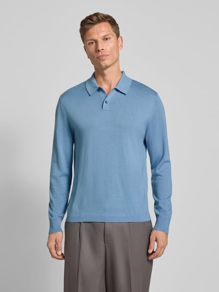 CK Calvin Klein Regular Fit Strickpullover aus Woll-Mix Sky 4