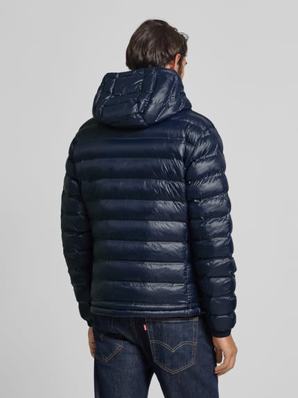 Blauer USA Steppjacke mit Kapuze Modell 'CHARLES' Marine 5