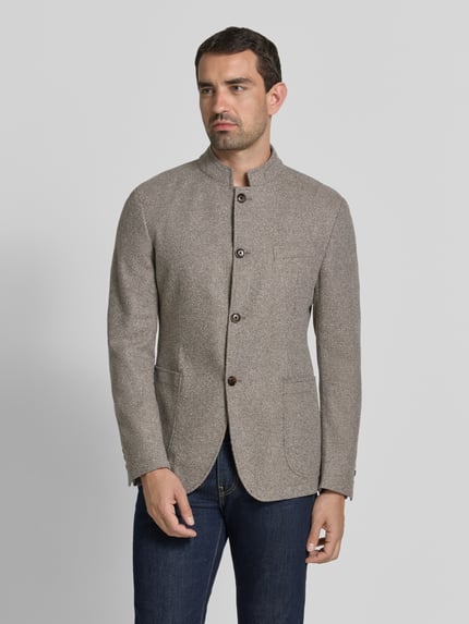 JOOP! COLLECTION Regular Fit Sakko mit Stehkragen Modell 'Hiro' Beige 4