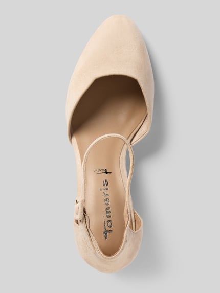 Tamaris Pumps mit Blockabsatz Beige 3