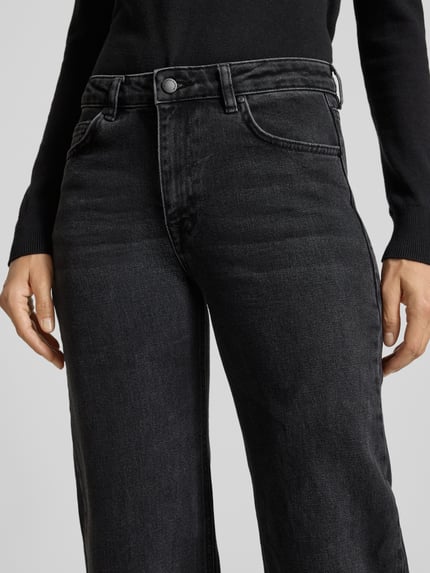 My Essential Wardrobe Straight fit jeans met steekzakken Antraciet - 3
