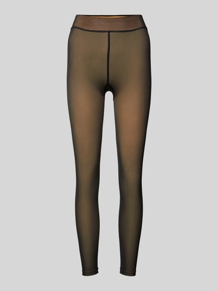 MAGIC Bodyfashion Legginsy termiczne z podszewką z polaru Model 'MAGIC LEGGING' Czarny 1