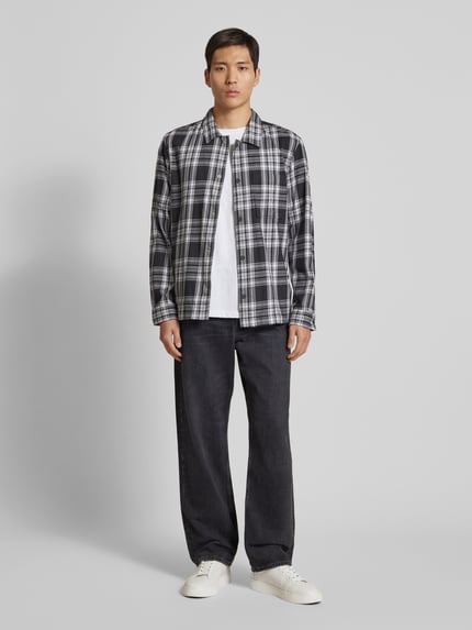 Samsøe Samsøe Regular fit jeans in 5-pocketmodel, model 'EDDIE' Zwart - 1