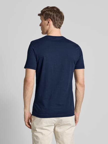 Christian Berg Men T-shirt z okrągłym dekoltem Ciemnoniebieski 5