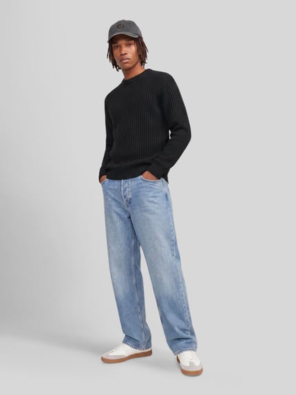 JACK & JONES Pullover mit Label-Detail Black 1
