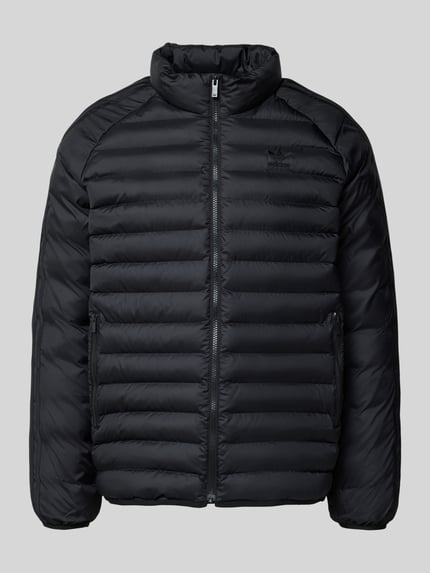 adidas Originals Steppjacke mit Stehkragen und Logo-Print Black 2