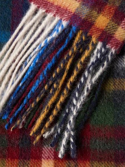 Ascot Schal aus Woll-Kaschmir-Mix Bleu 2