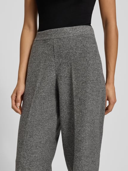 Marc O'Polo Wide Leg Anzughose aus Baumwoll-Mix Mittelgrau 3