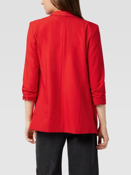 PIECES Regular Fit Longblazer mit Viskose-Anteil Modell 'BOSELLA' Hellrot 5