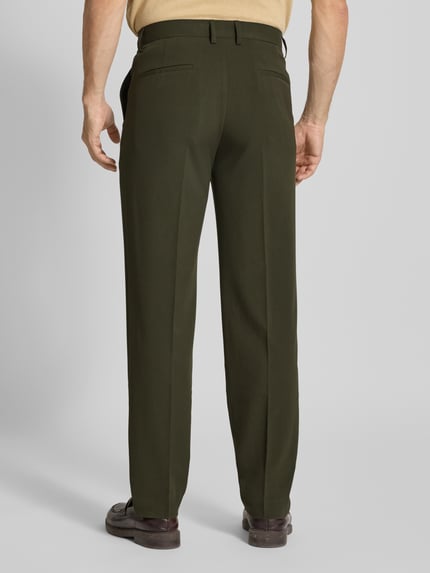 Lindbergh Relaxed Fit Stoffhose mit Bügelfalten Dunkelgruen 5