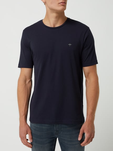 Fynch-Hatton T-Shirt mit Logo-Print Marine 4