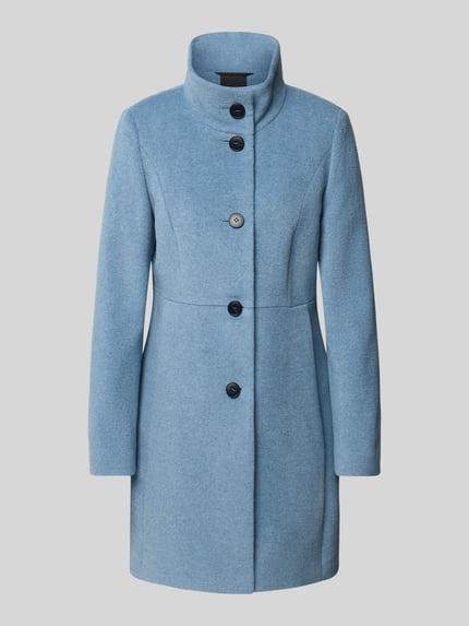 FUCHS SCHMITT Mantel mit Knopfleiste Hellblau 2