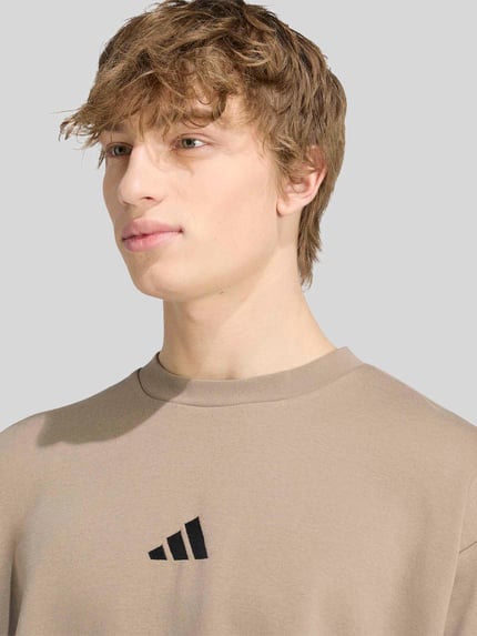 adidas Sportswear relaxed fit sweatshirt van katoenmix Kaki - 3
