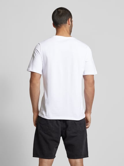 JACK & JONES T-Shirt mit Label-Print im 3er-Pack Weiss 5