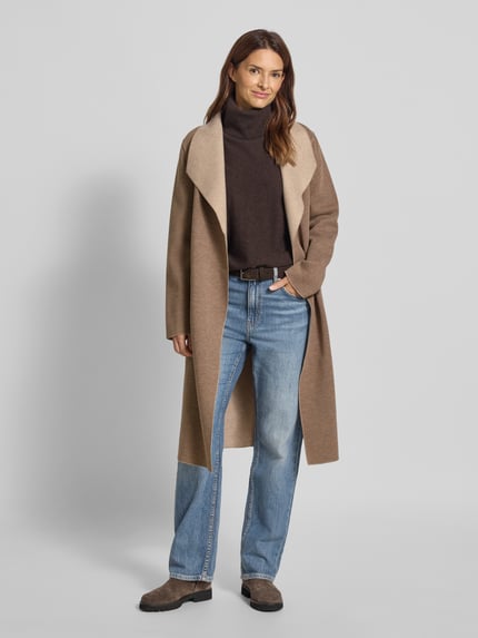 VILA Mantel mit Reverskragen Modell 'JUICE' Beige 1
