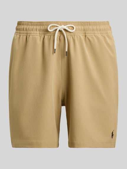 Polo Ralph Lauren Underwear Badehose mit Logo-Stitching Khaki 2