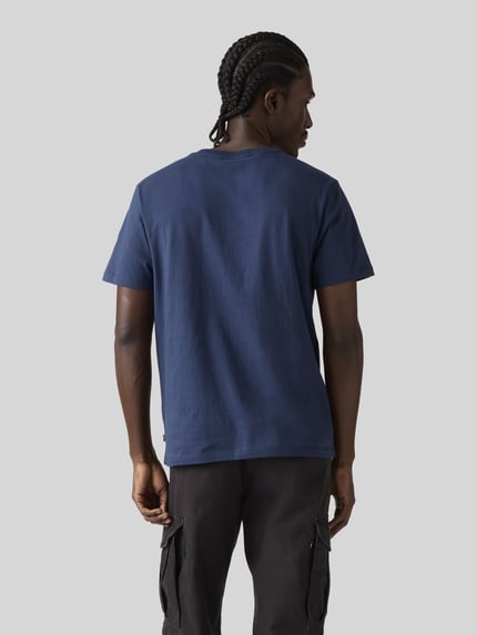 Levi's® męski t-shirt o kroju relaxed fit z czystej bawełny w zestaw 2 szt. Biały 4