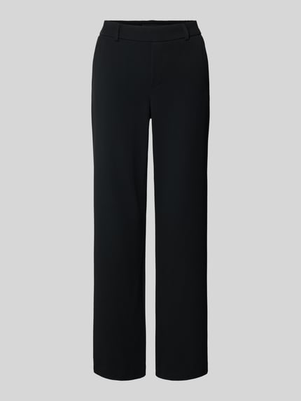 VERO MODA Regular fit stoffen broek met riemlussen Model 'MAYA' Zwart - 2