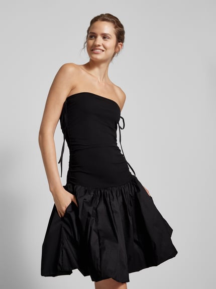 Amy Lynn Cocktailkleid mit Schnürung Modell 'ALEXA' Black 3
