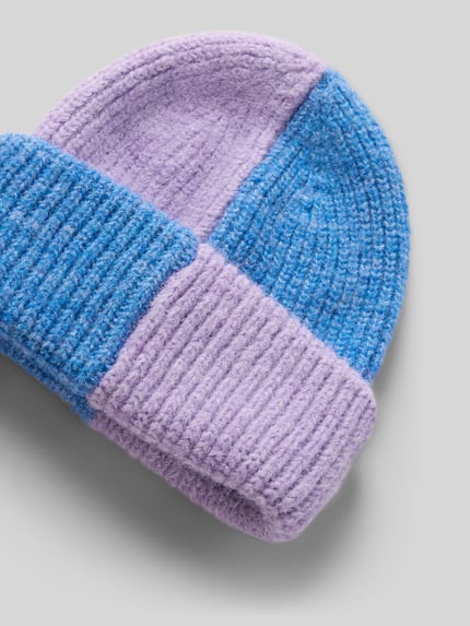PIECES Czapka z szerokim brzegiem model 'PCALINA HOOD BC' Jasnofioletowy melanż 2