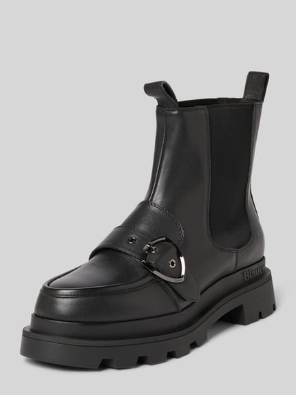 Blauer USA Buty chelsea z elastycznymi wstawkami Model 'KIMMEL11' Czarny 1