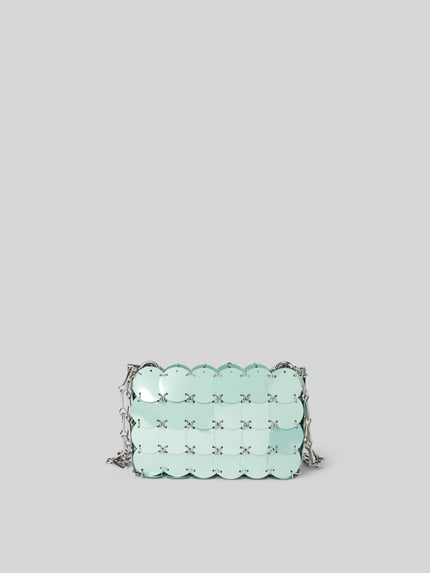 Rabanne Handtasche mit abnehmbarem Tragehenkel Silber 4