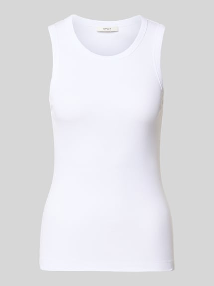 Slim Fit Tanktop aus Baumwoll-Mix Modell 'Ilesso' Shop The Look MANNEQUINE