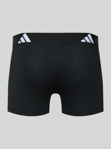 adidas Sportswear Trunks mit elastischem Logo-Bund im 3er-Pack Black 3