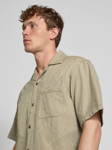 JACK & JONES Premium Freizeithemd mit Reverskragen Modell 'LUKE' Oliv 3