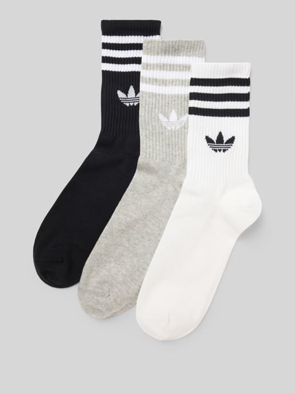 adidas Originals Socken mit Logo im 3er-Pack Weiss 1