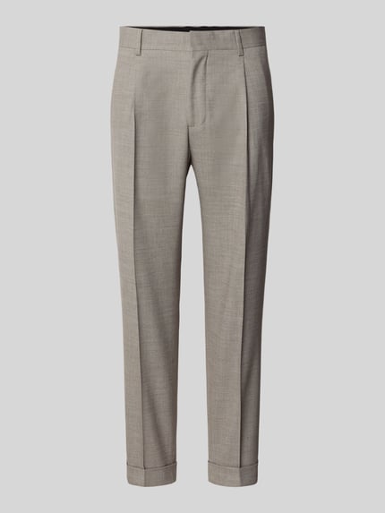 Regular Fit Anzughose mit Woll-Anteil Modell 'LUIS' Shop The Look MANNEQUINE