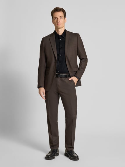 Jake*s Regular Fit Business-Hemd mit Kentkragen Black 1