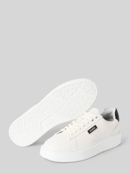 HUGO Sneaker mit Plateau-Sohle Weiss 4