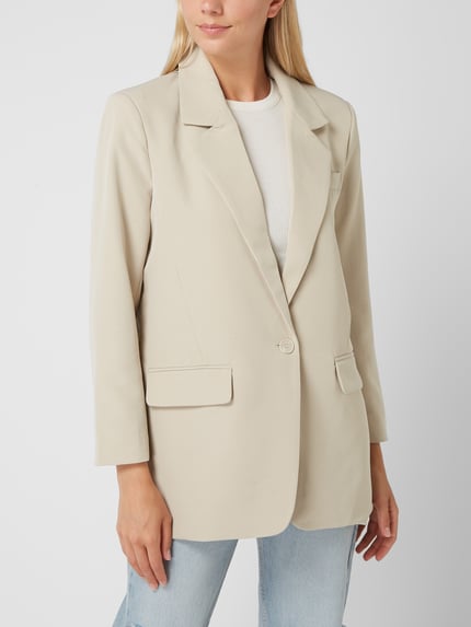 ONLY Blazer mit 1-Knopf-Verschluss Modell 'Lana Berry' Sand 4