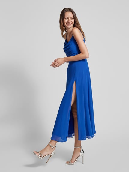 Jake*s Cocktail Cocktailkleid mit Spaghettiträger Royal 1
