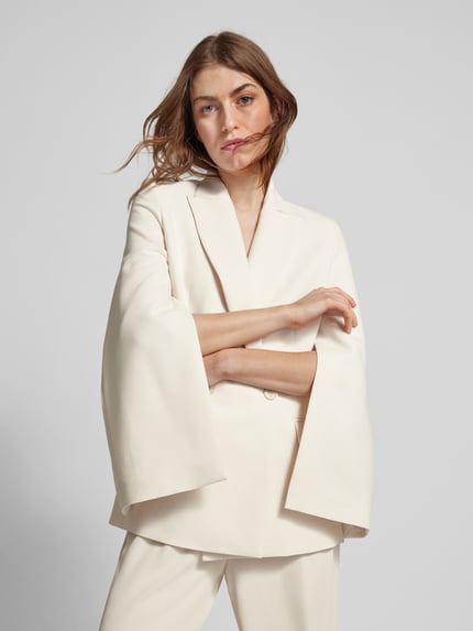 Jake*s Collection Blazer mit Pattentaschen Ecru 4