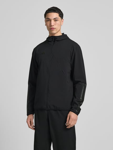 adidas Sportswear Kurtka funkcjonalna z szybkoschnącego materiału w kroju slim fit Czarny 4