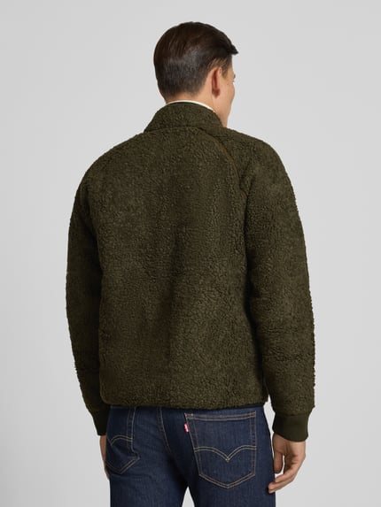 Polo Ralph Lauren Sweatjacke mit Stehkragen Oliv 5