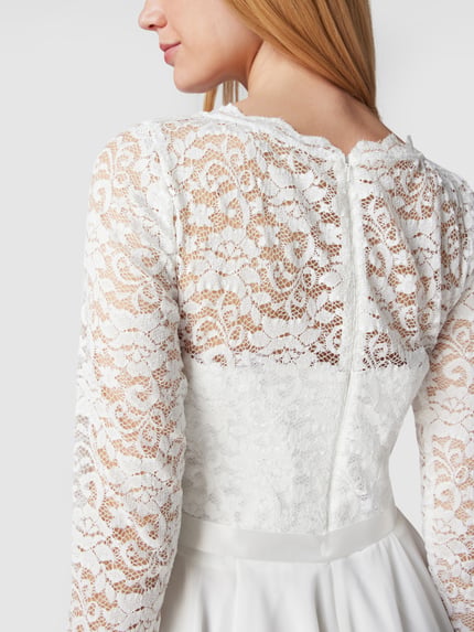 SWING Brautkleid aus floraler Spitze Offwhite 6