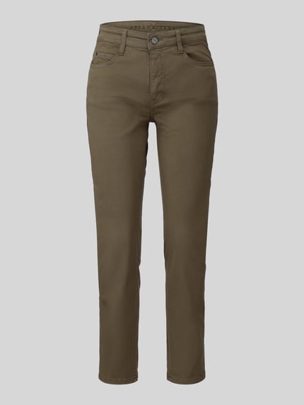 MAC Straight Fit Jeans aus Baumwoll-Mix Modell 'Dream' Oliv 2