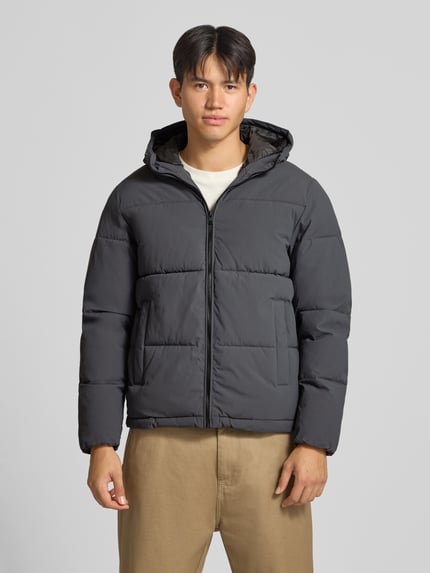 JACK & JONES Steppjacke mit Kapuze Modell 'GALAXY' Graphit 4