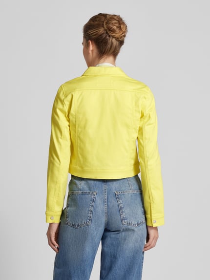 COMMA Jeansjacke mit Brusttaschen GELB 5