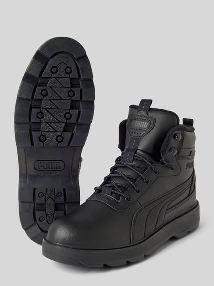 PUMA Boots mit Label-Details Modell 'Desierto v3' Black 4