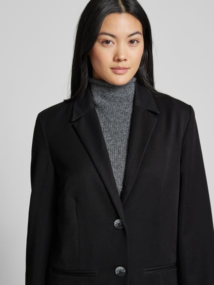 FREE/QUENT Blazer met reverskraag, model 'KITTY' BLACK - 3