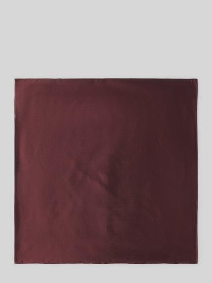 Productfoto, Einstecktuch aus reiner Seide van Blick, Heren pochet van zuiver zijde, vierkant, effen design, omzoomde randen