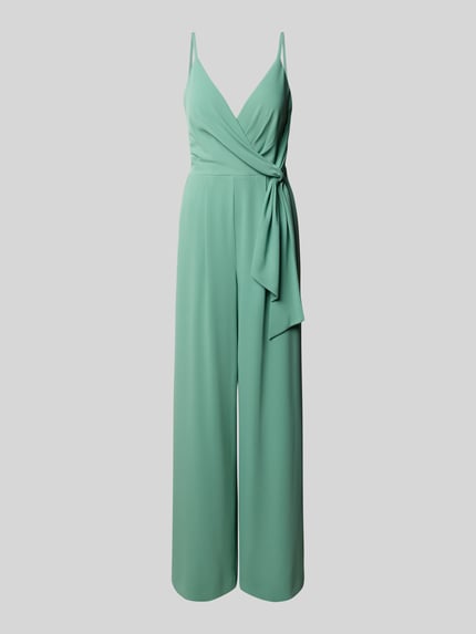 Jake*s Cocktail Jumpsuit met knoopdetail Groen - 2