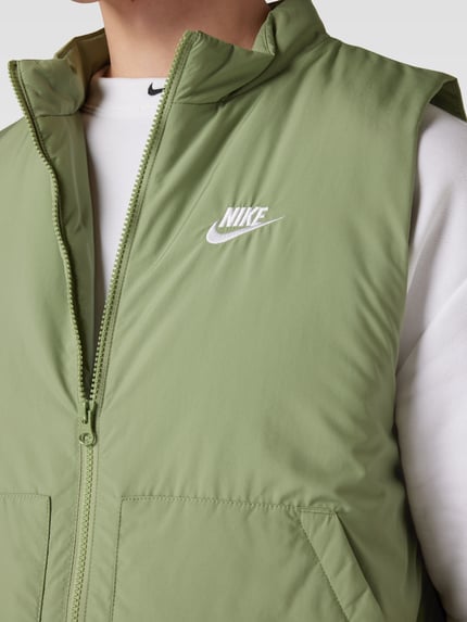Nike Gilet met labelstitching, model 'CLUB' Lichtgroen - 3
