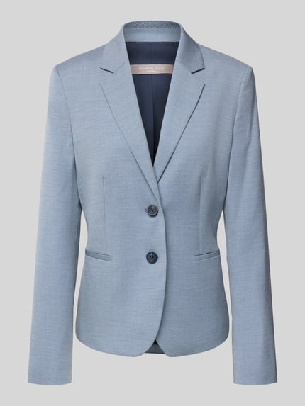 Christian Berg Woman Selection Blazer met strookzakken Lichtblauw - 2