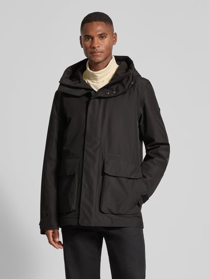 Didriksons Jack met klepzakken, model 'LIAM' Zwart - 4
