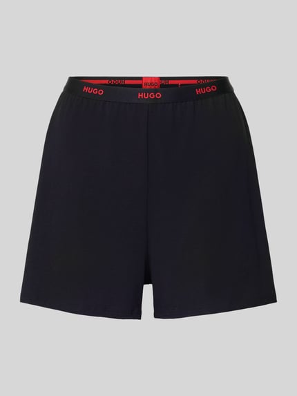 Relaxed fit korte pyjamabroek van katoenmix, model 'HUGO ID SHORTS' Shop The Look MANNEQUINE